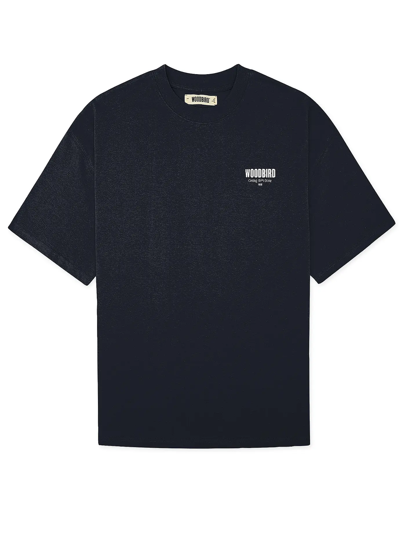 WOODBIRD | T-Shirt WBBEAM PHO | dunkelblau
