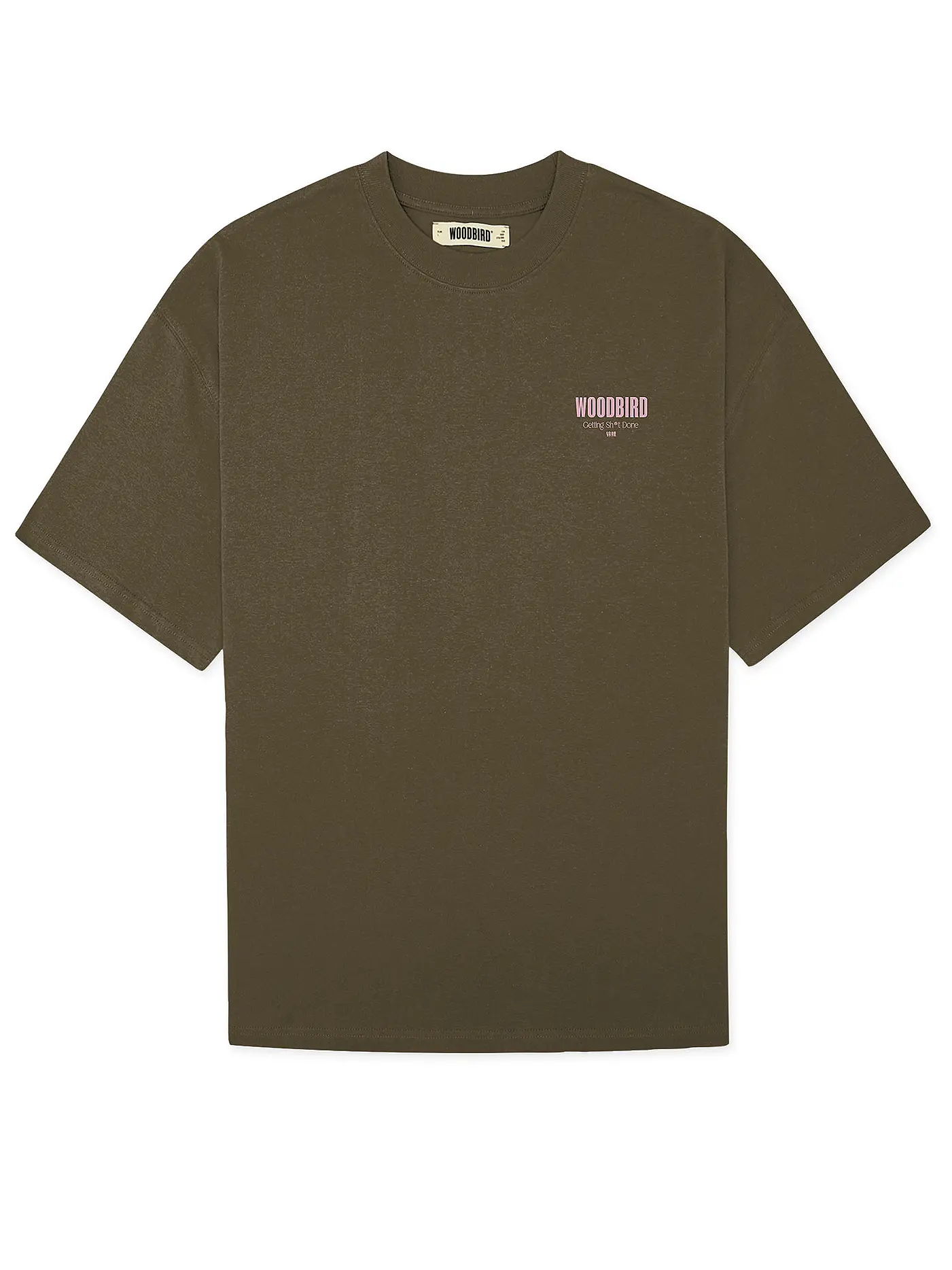 WOODBIRD | T-Shirt WBBEAM PHO | braun