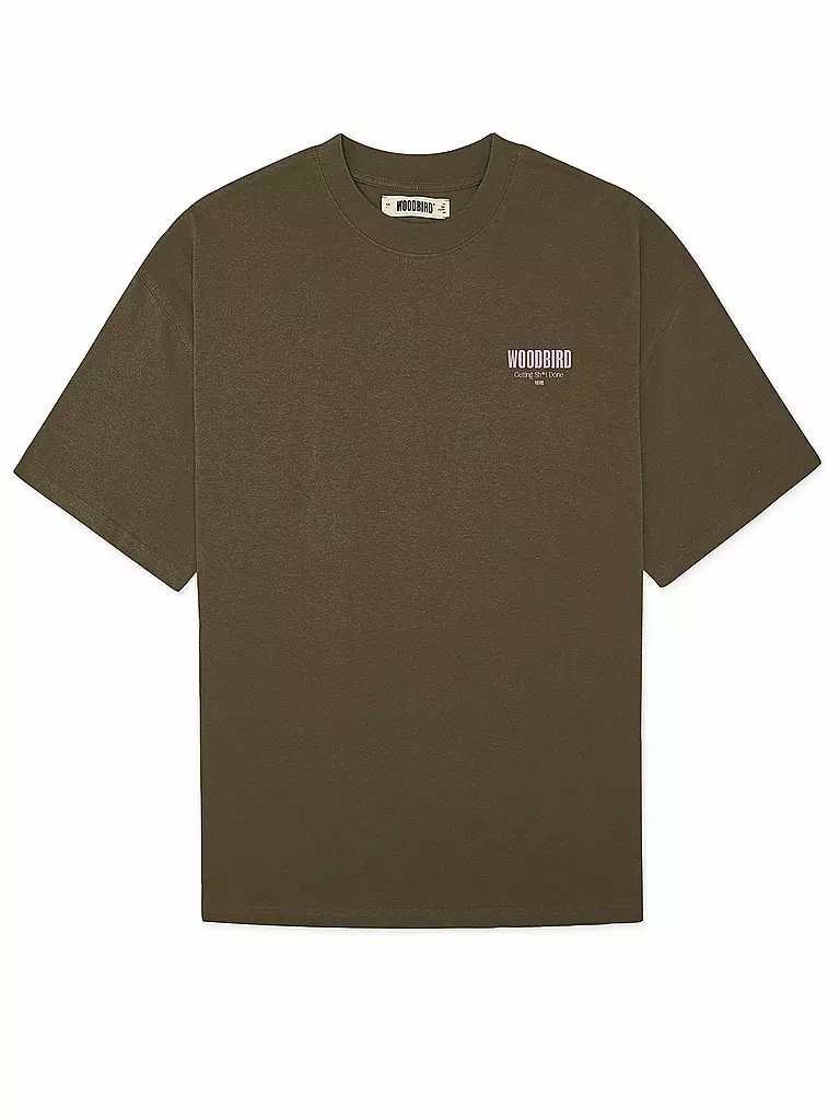 WOODBIRD | T-Shirt WBBEAM PHO | braun