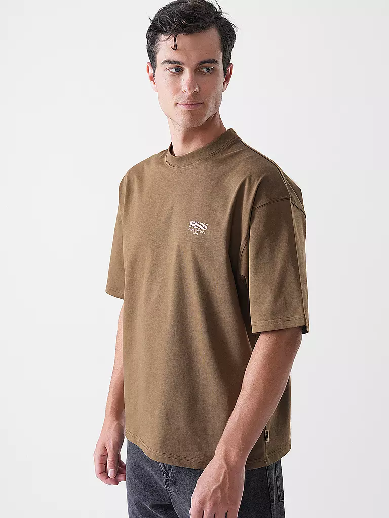 WOODBIRD | T-Shirt WBBEAM PHO | dunkelblau