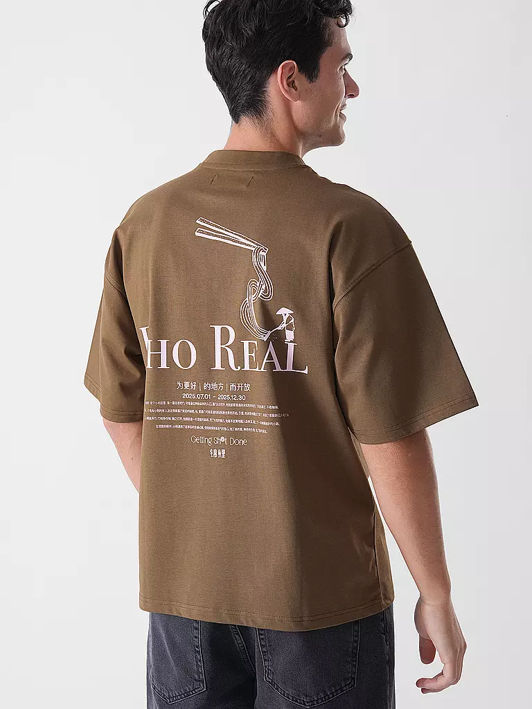 WOODBIRD | T-Shirt WBBEAM PHO | dunkelblau