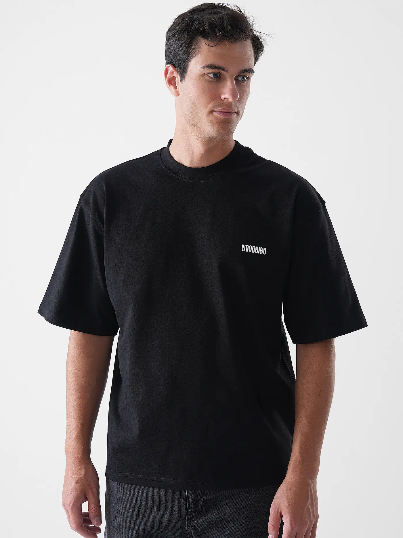 WOODBIRD | T-Shirt WBBEAM | schwarz