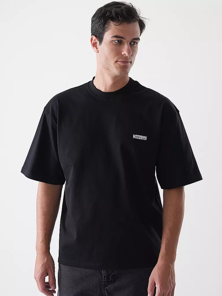 WOODBIRD | T-Shirt WBBEAM | schwarz