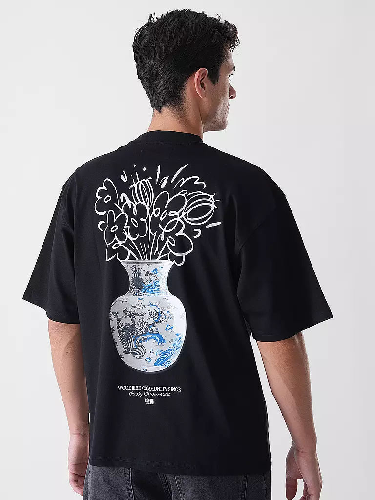 WOODBIRD | T-Shirt WBBEAM | schwarz