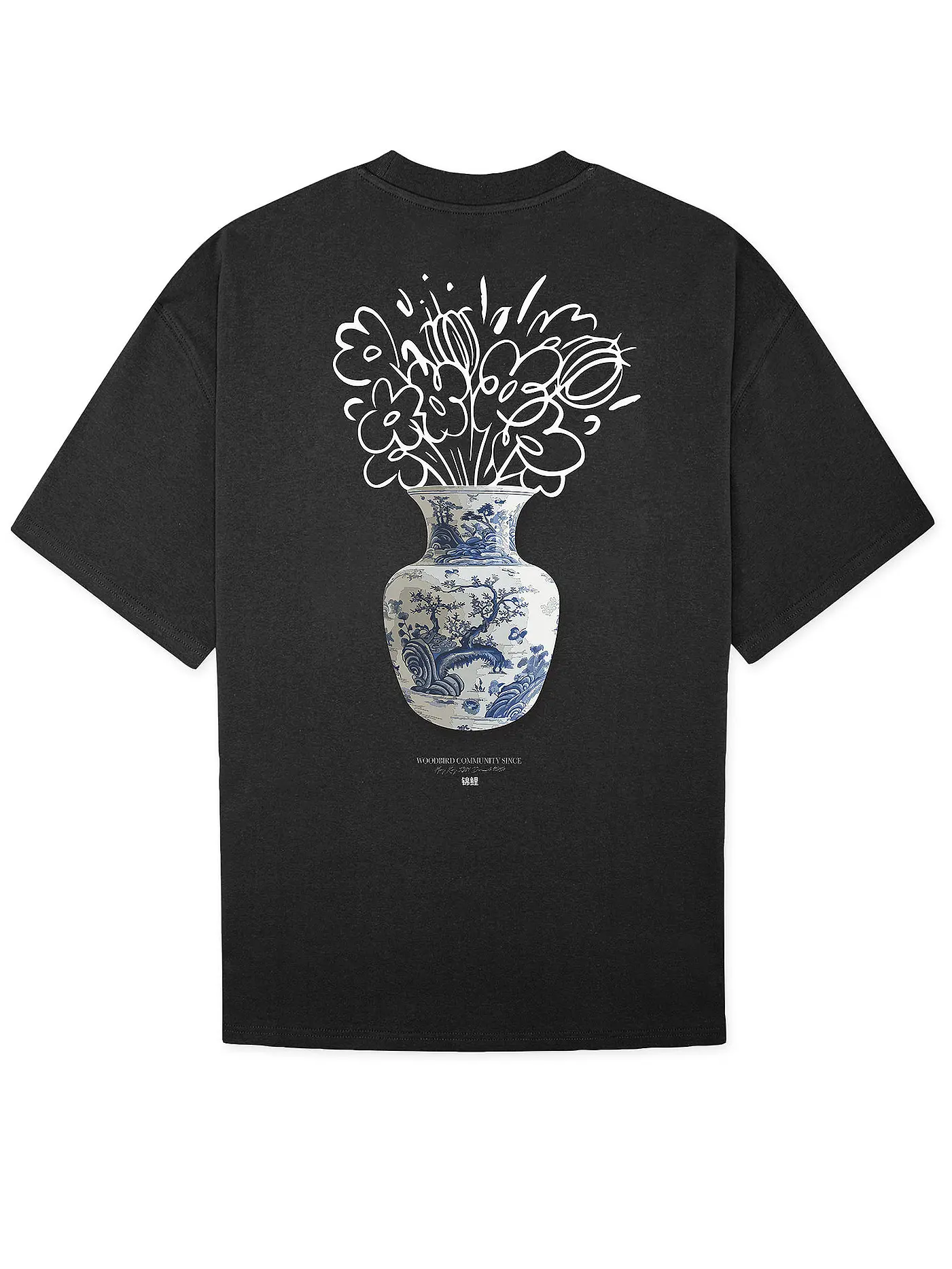 WOODBIRD | T-Shirt WBBEAM | schwarz
