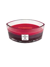 WOODWICK | Ellipsenkerze Knisterdocht 454g Triology Sun-Ripened Berries  | Dunkelrot