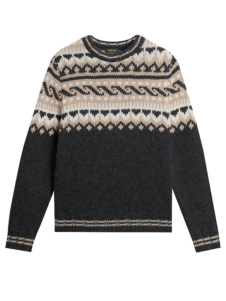 WOOLRICH Pullover grau | L