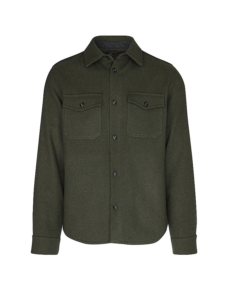 WOOLRICH Overshirt WM RANGER olive | XXL