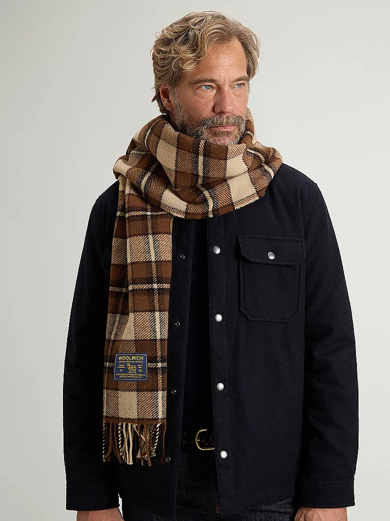 WOOLRICH Bufanda camel | ONE SIZE