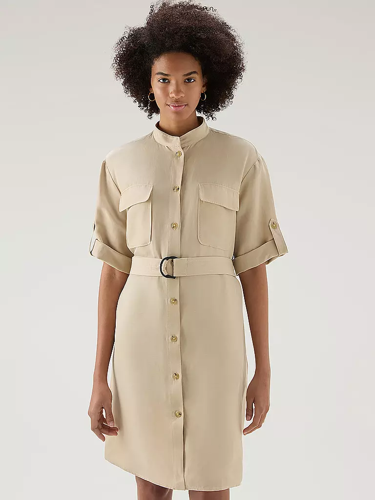 WOOLRICH | Blusenkleid | beige