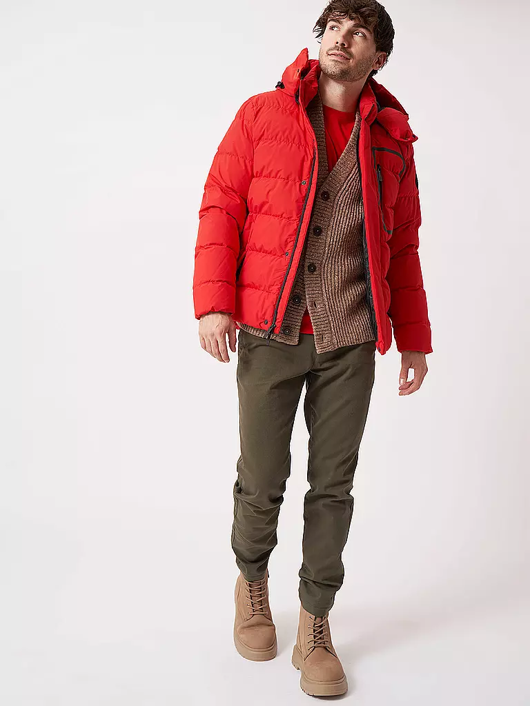 WOOLRICH | Daunenjacke High Tech | rot