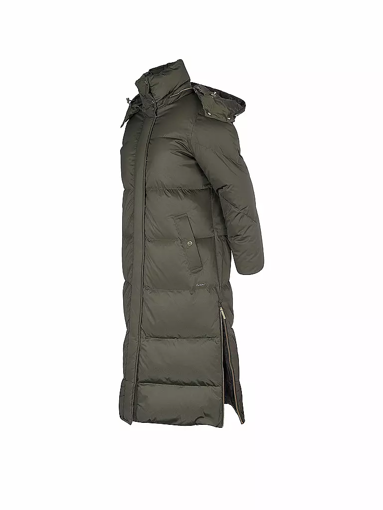 WOOLRICH | Daunenmantel Aurora Long | olive