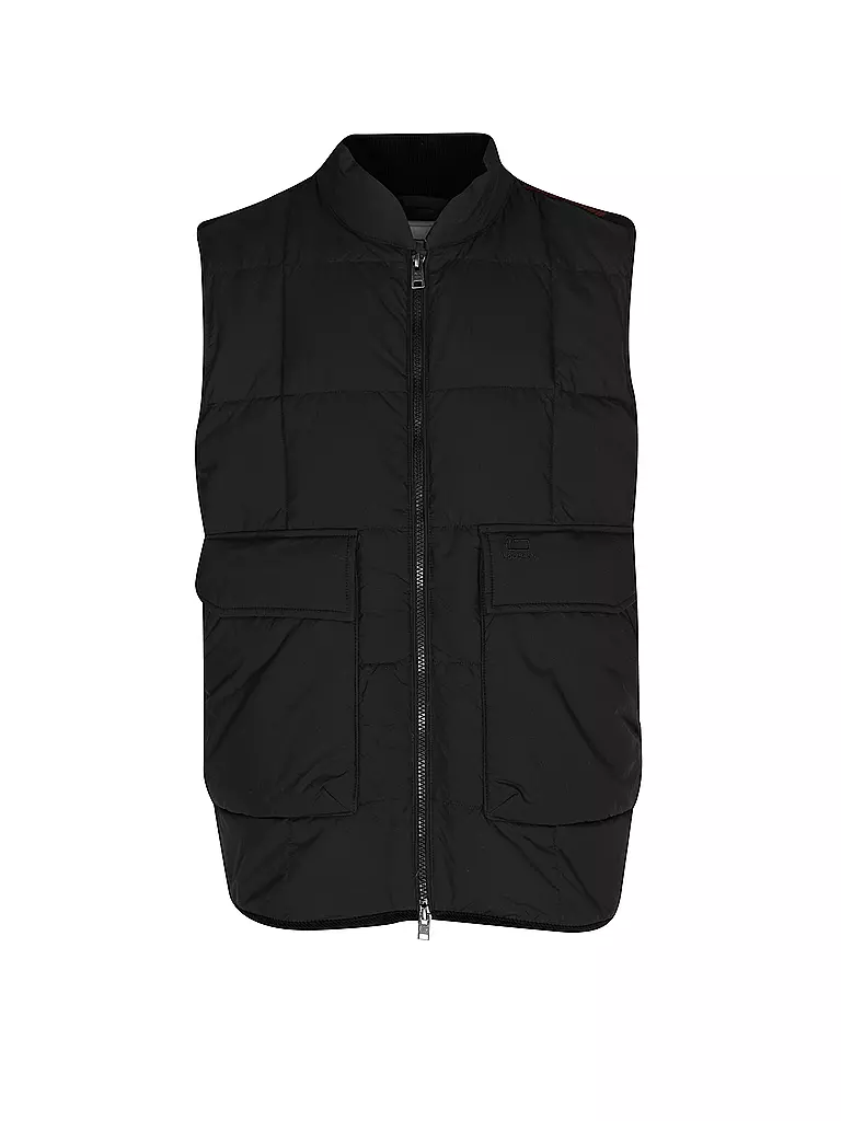 WOOLRICH | Daunensteppgilet | schwarz