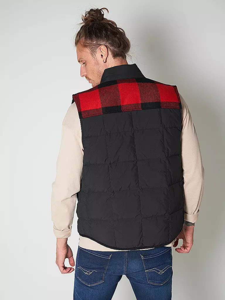 WOOLRICH | Daunensteppgilet | schwarz