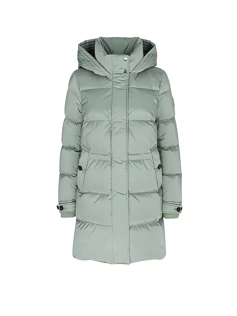 WOOLRICH | Daunensteppjacke ALSEA | hellgrün