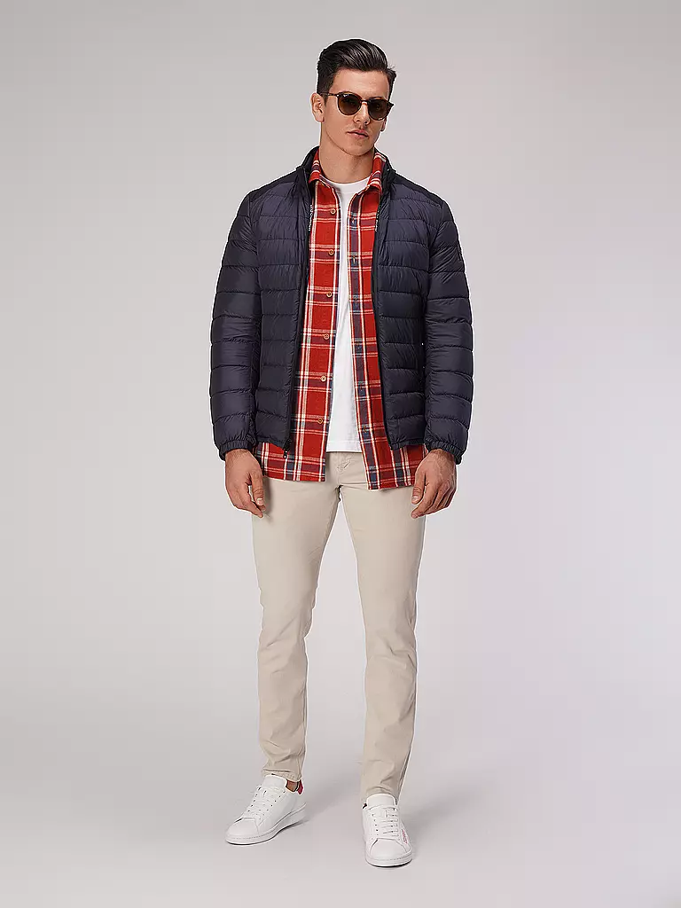 WOOLRICH | Daunensteppjacke BERING TECH  | blau