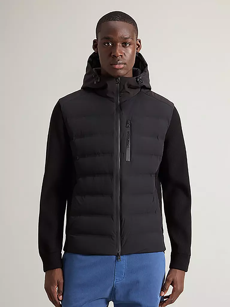 WOOLRICH | Hybridjacke BERRING | schwarz