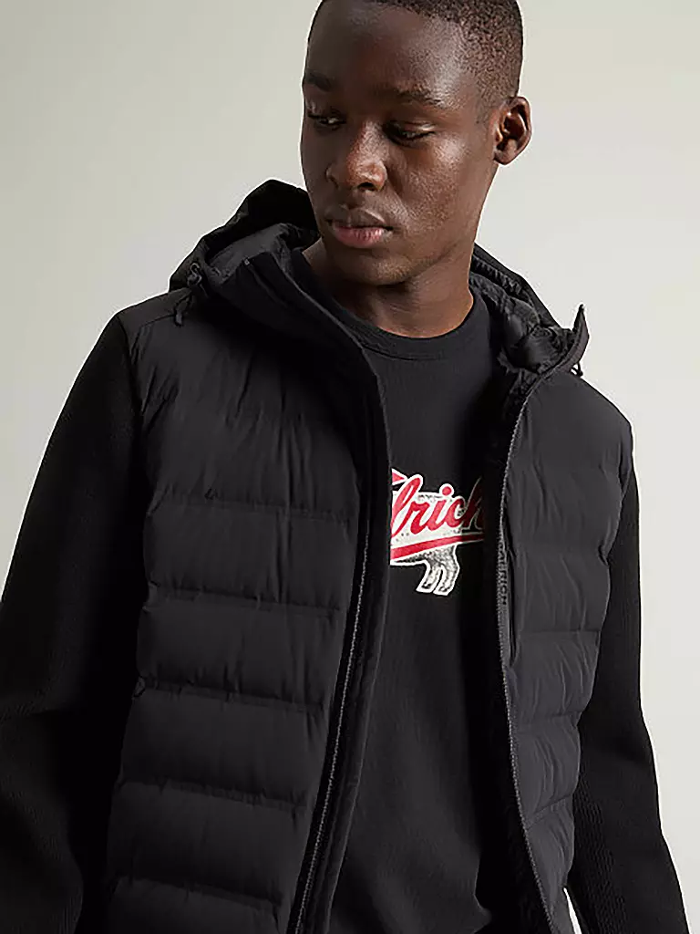 WOOLRICH | Hybridjacke BERRING | schwarz