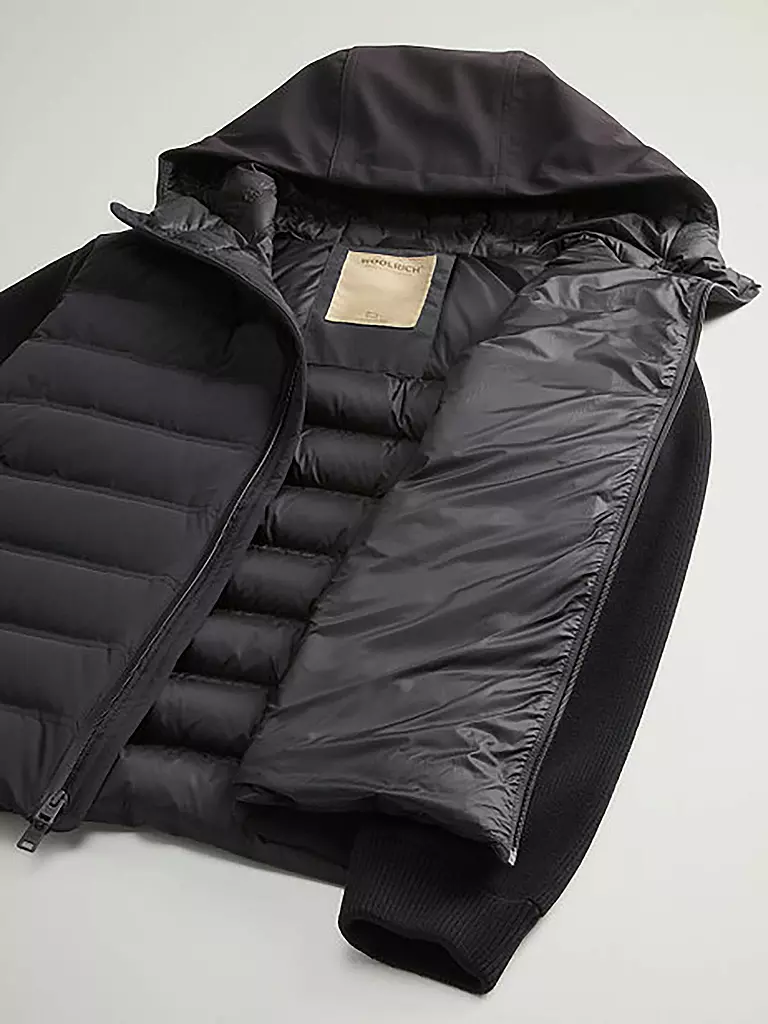 WOOLRICH | Hybridjacke BERRING | schwarz