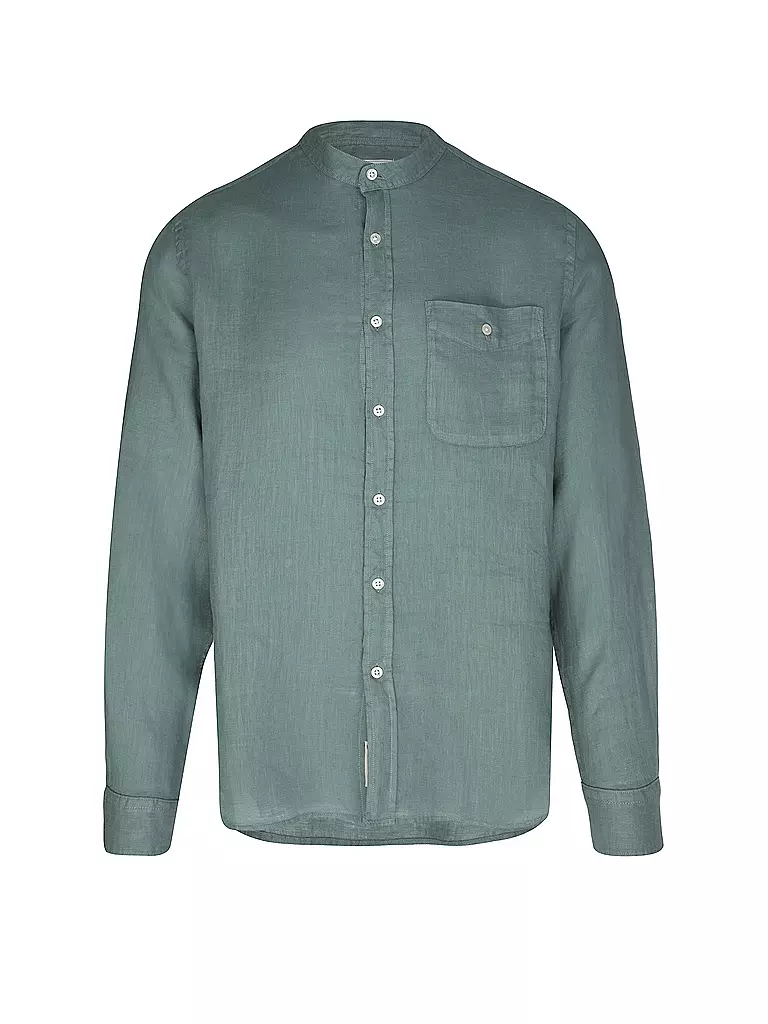 WOOLRICH | Leinenhemd Regular Fit  | mint