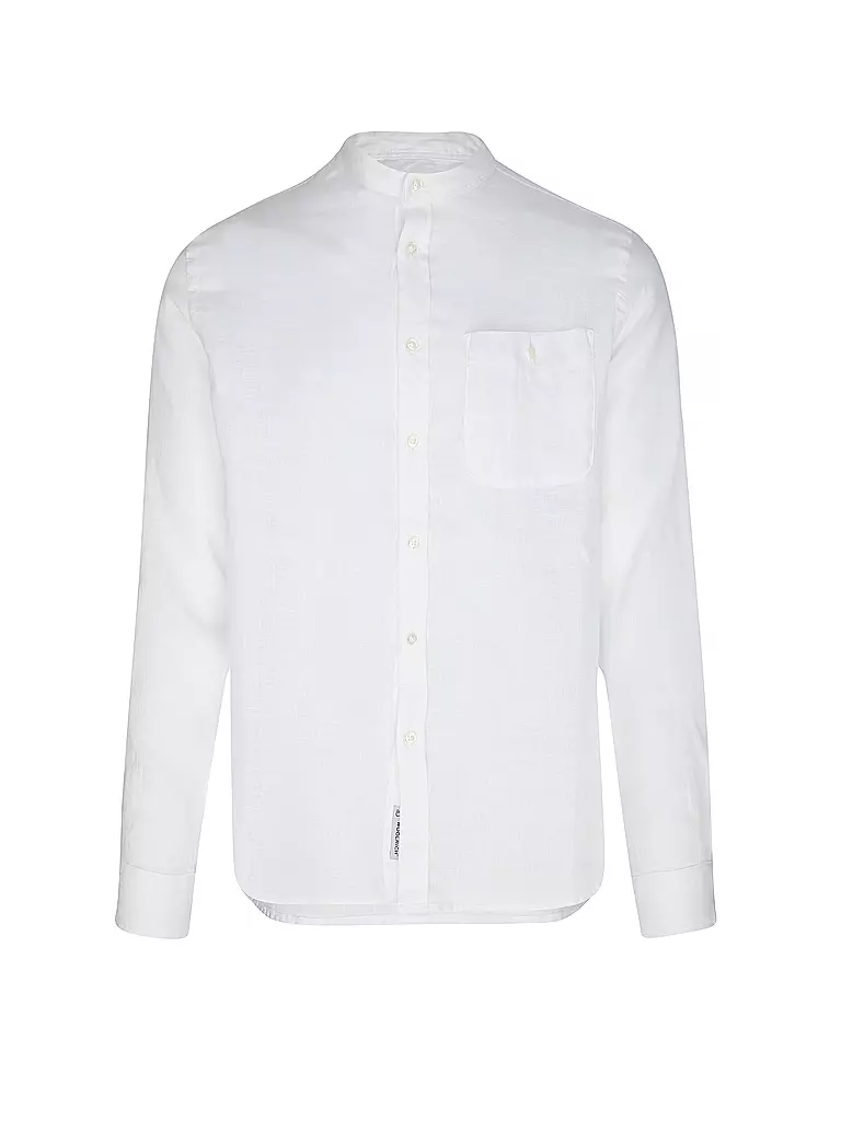 WOOLRICH | Leinenhemd Regular Fit  | weiss