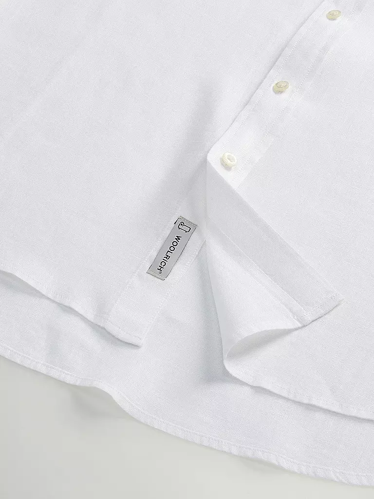 WOOLRICH | Leinenhemd Regular Fit | dunkelblau