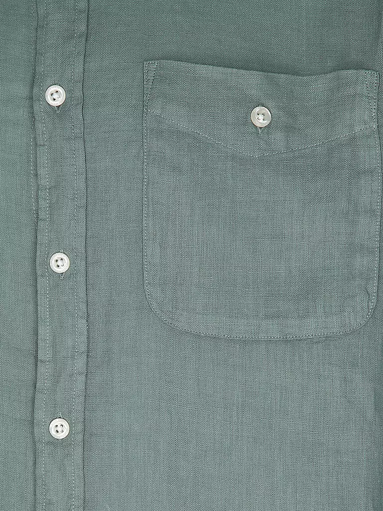 WOOLRICH | Leinenhemd Regular Fit | dunkelblau
