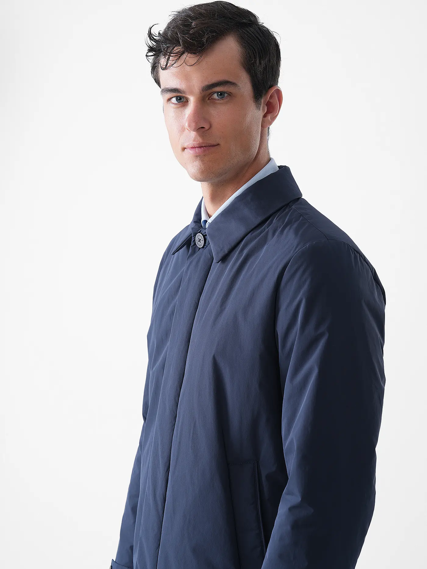 WOOLRICH | Mantel TOUCH COAT | blau