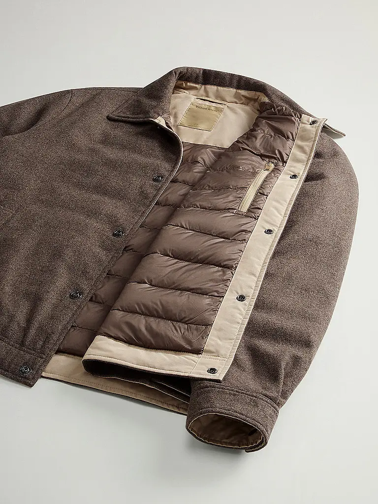 WOOLRICH | Overshirt KEATING | Camel