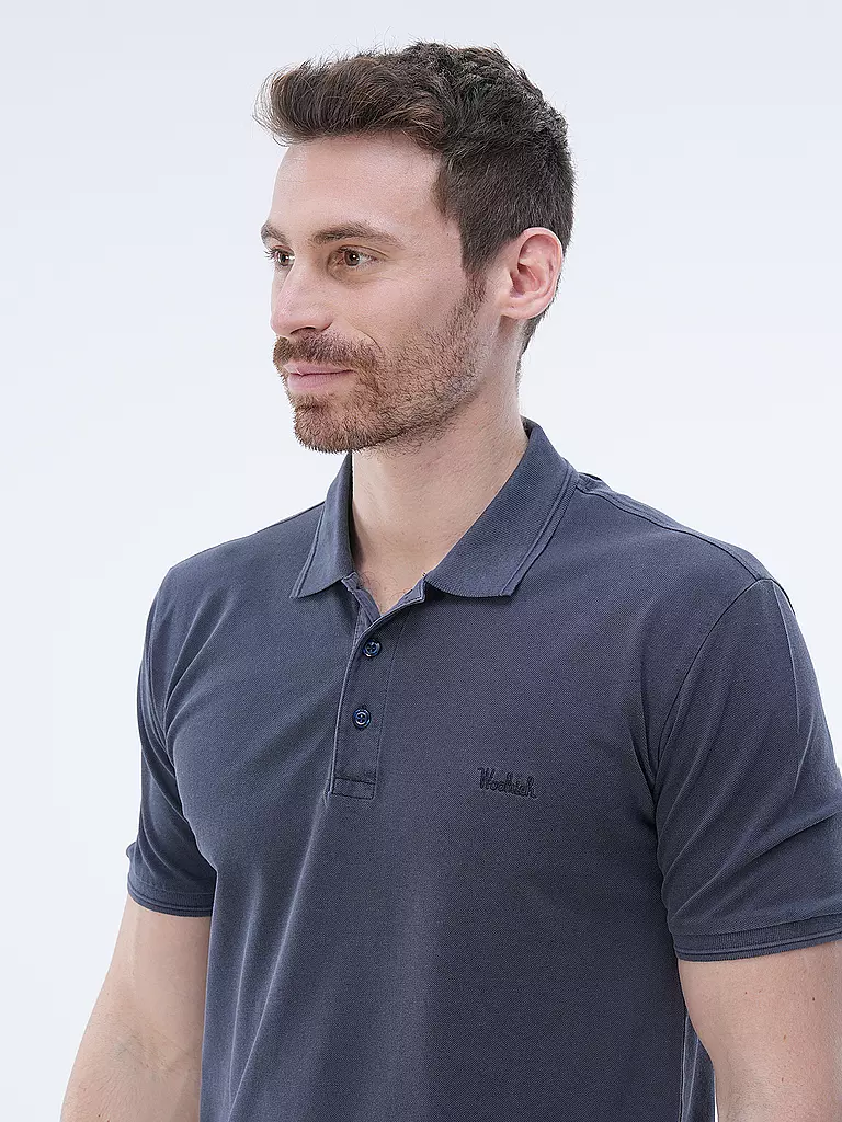 WOOLRICH | Poloshirt  | blau