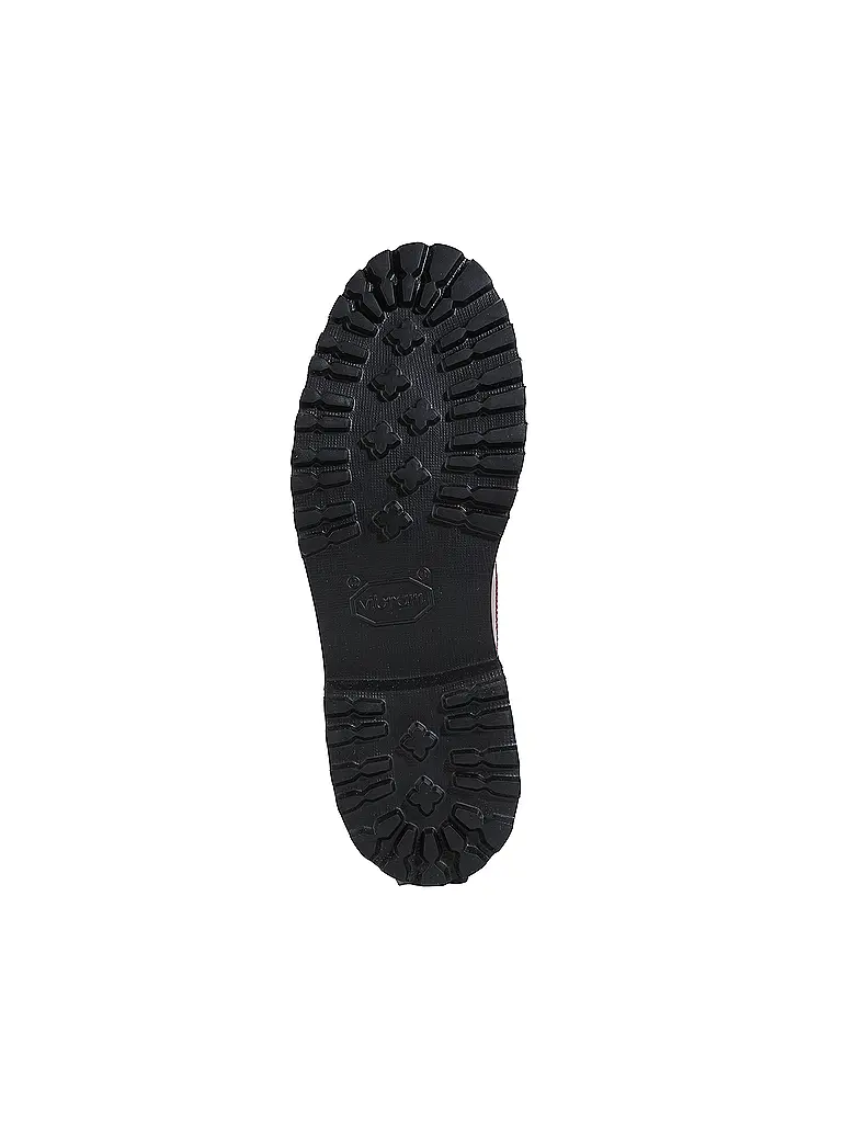 WOOLRICH | Schnürboots ABRASIVATO | dunkelrot