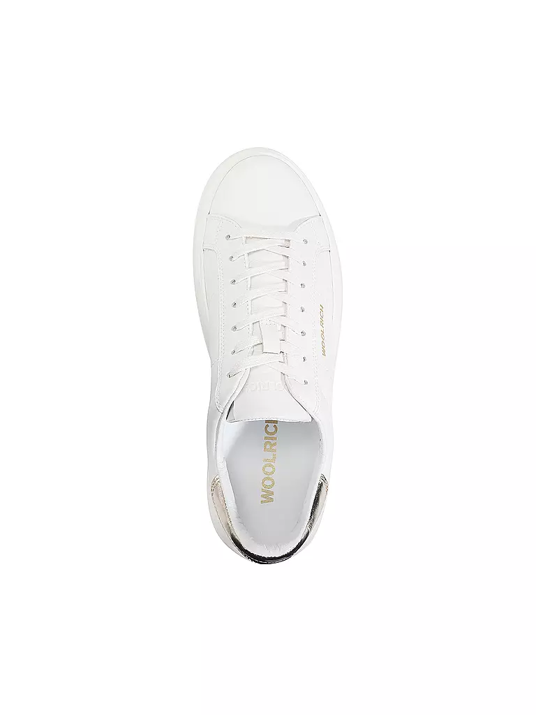 WOOLRICH | Sneaker CALF LAMINATO | weiss