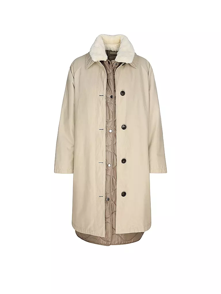 WOOLRICH | Trenchcoat ALL WEATHER COAT 3in1 | beige