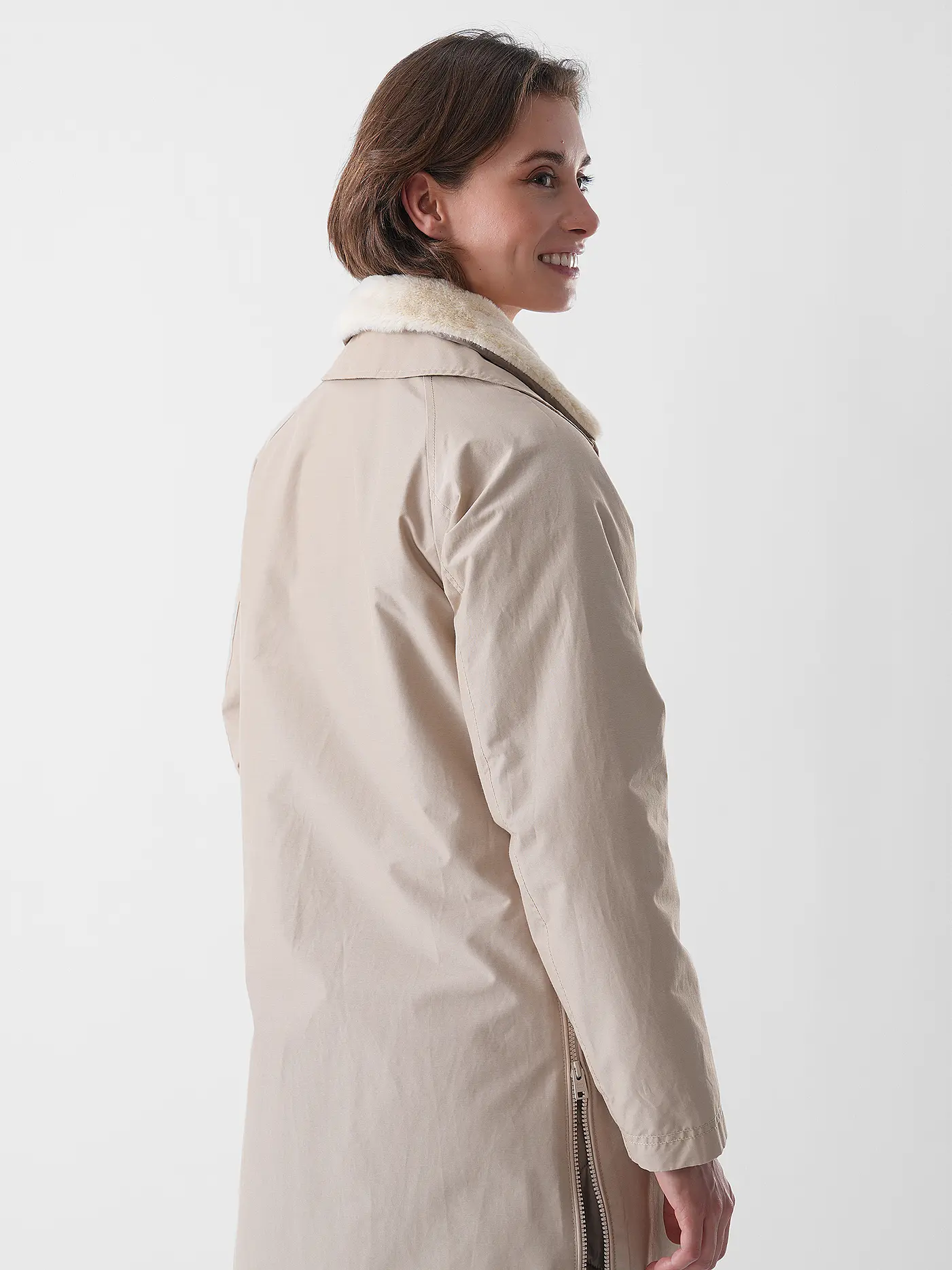 WOOLRICH | Trenchcoat ALL WEATHER COAT 3in1 | beige