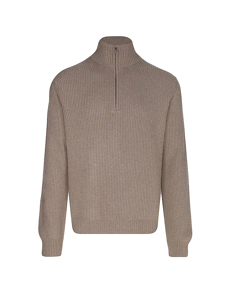 WOOLRICH | Troyer Pullover  | camel