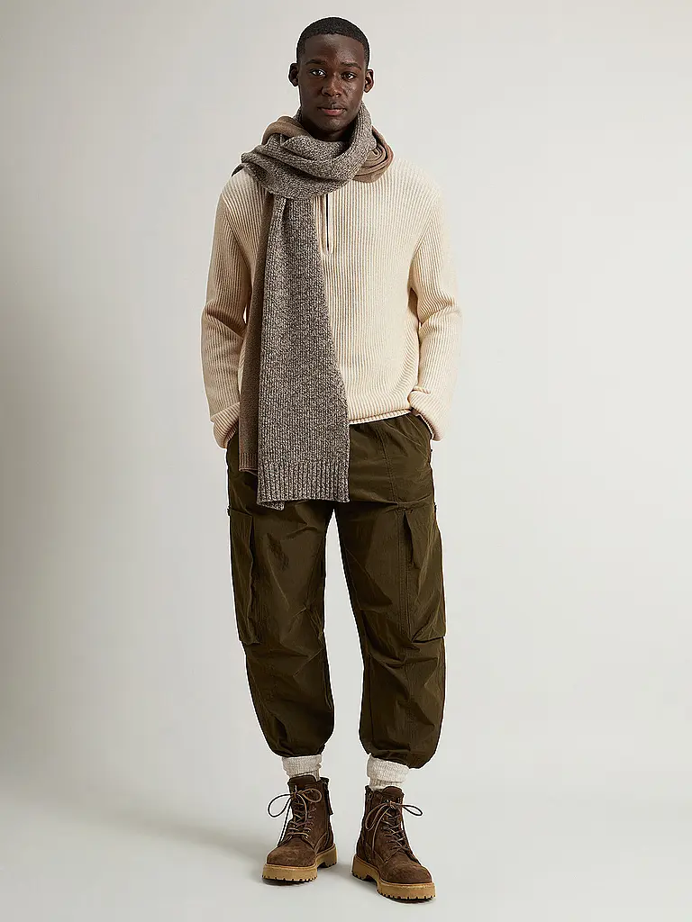 WOOLRICH | Troyer Pullover  | creme