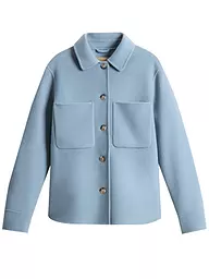 WOOLRICH | Wolljacke | hellblau