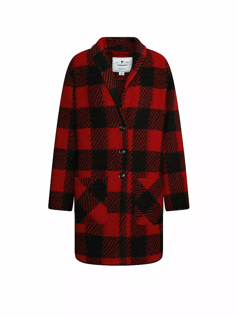 WOOLRICH | Wollmantel "Gentry" | rot