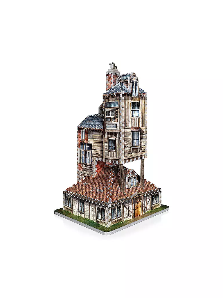 WREBBIT | 3D-Puzzle "Harry Potter" Fuchsbau - Haus der Weasleys (415 Teile) | transparent