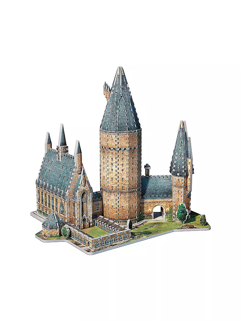 WREBBIT | 3D-Puzzle "Harry Potter" Hogwarts - Grosse Halle (850 Teile) | transparent