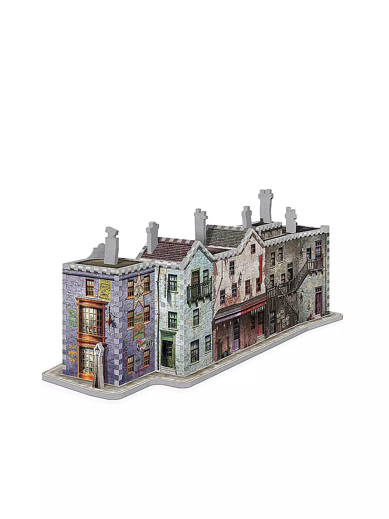 WREBBIT | 3D-Puzzle "Harry Potter" Winkelgasse (450 Teile) | transparent