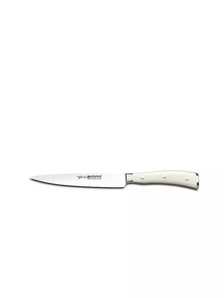 WUESTHOF | Schinkenmesser "Classic Ikon" 16cm | creme