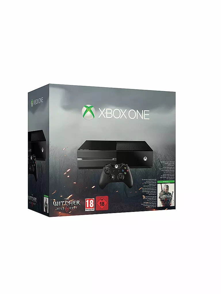 X-BOX | ONE Konsole 500GB inkl. The Witcher 3 "Wild Hunt" | transparent