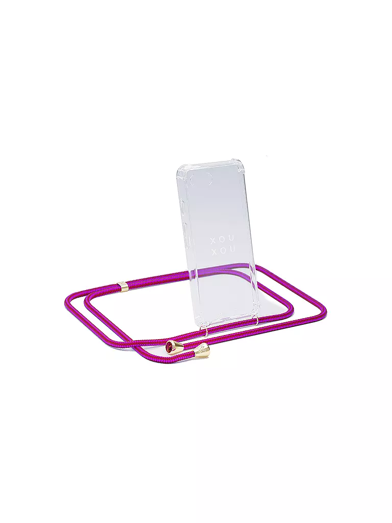 XOUXOU | Handykette mit Hardcase "IPhone 7/8 / Samsung Galaxy S9" | pink