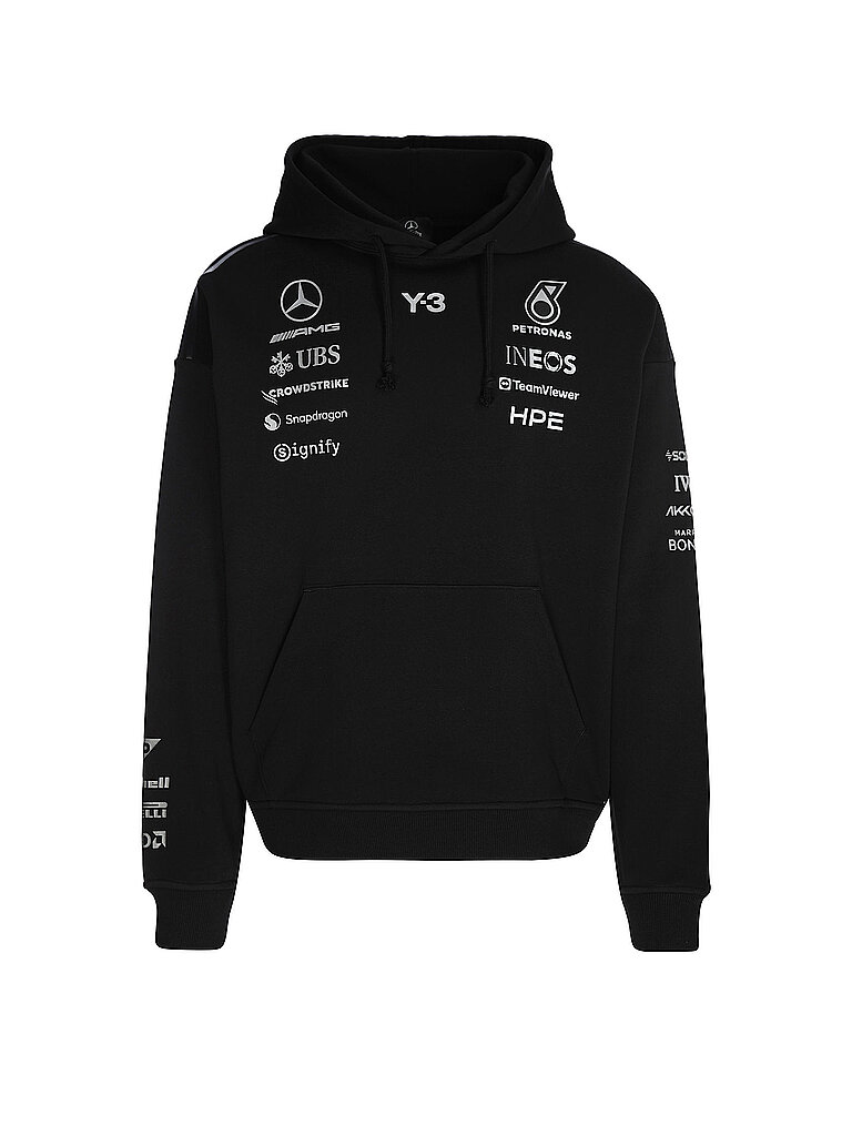 Y-3 Kapuzensweater - Hoodie Y-3 x MERCEDES - AMG PETRONAS schwarz | XXL
