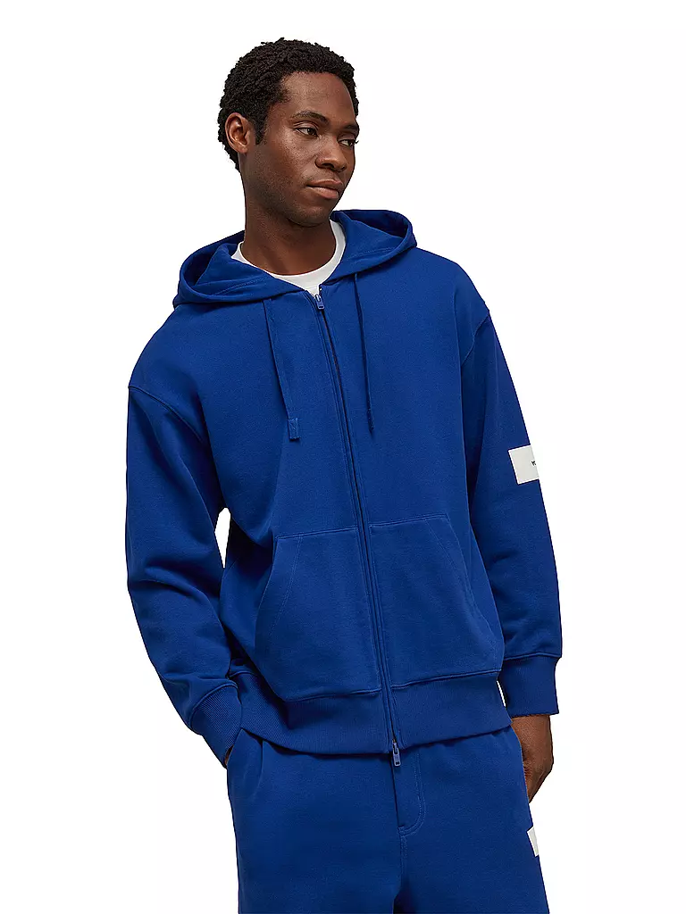 Y-3 | Kapuzensweatjacke | blau