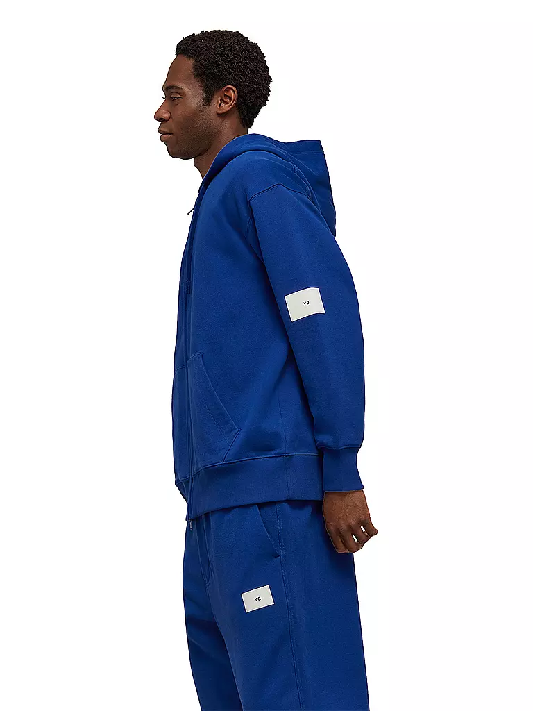 Y-3 | Kapuzensweatjacke | blau