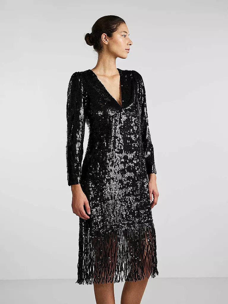 YAS | Midikleid | schwarz