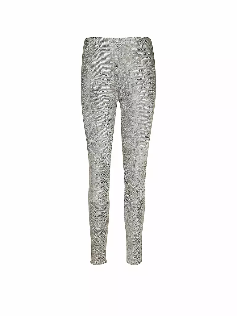 YPS | Leder-Leggings "Nori" | grau