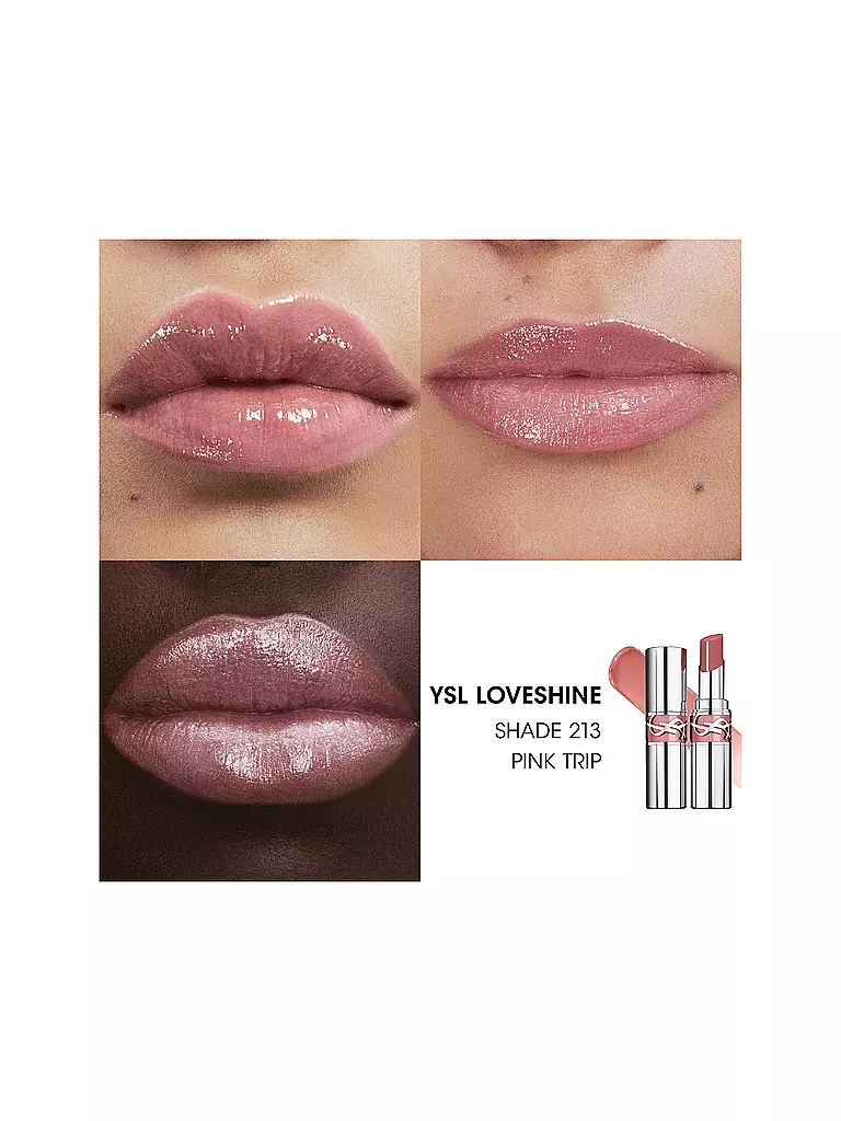 YVES SAINT LAURENT |  Loveshine Lippenstift (213 Pink Me) | koralle